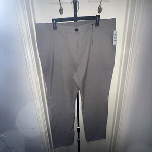 Alfani Mens‎ Regular fit Casual Pants 38w 32l Wallstreet Grey